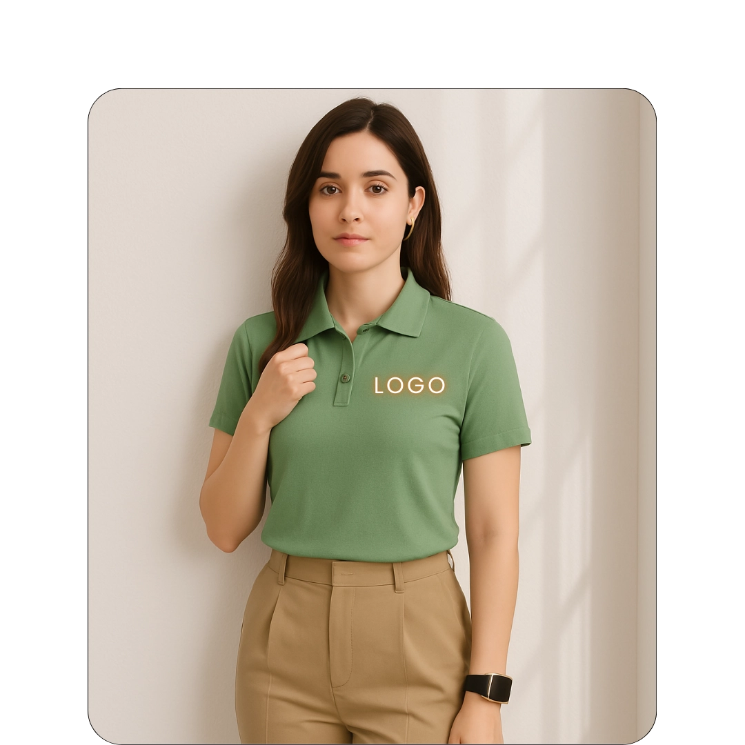 T Shirt 18 Collar T-Shirt - Meadow