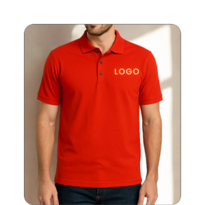 Collar T-Shirt - Red