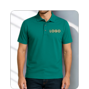 Collar T-Shirt - Pine Green