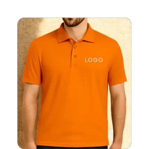 Collar T-Shirt - Orange