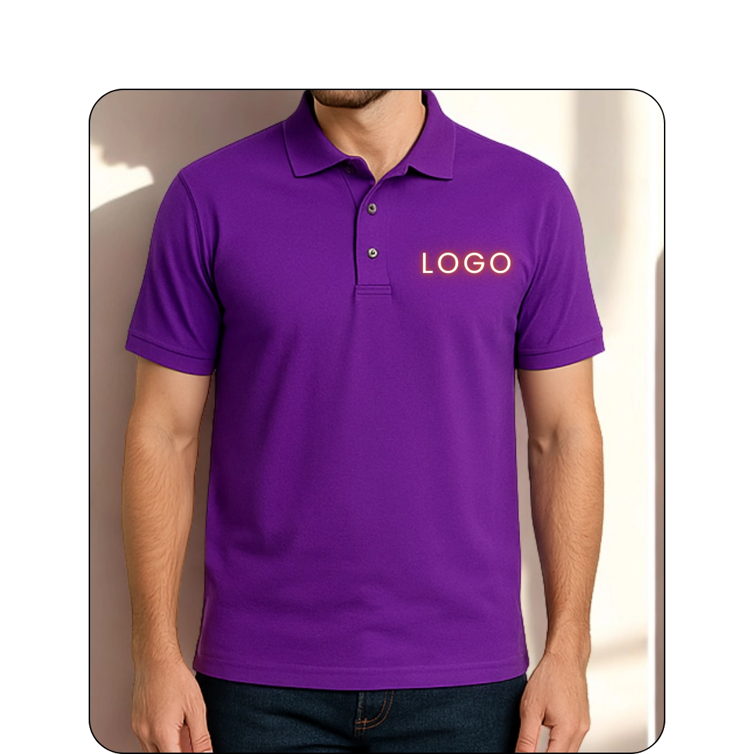 T Shirt 11 Collar T-Shirt - Purple