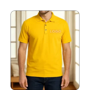 Collar T-Shirt - Yellow