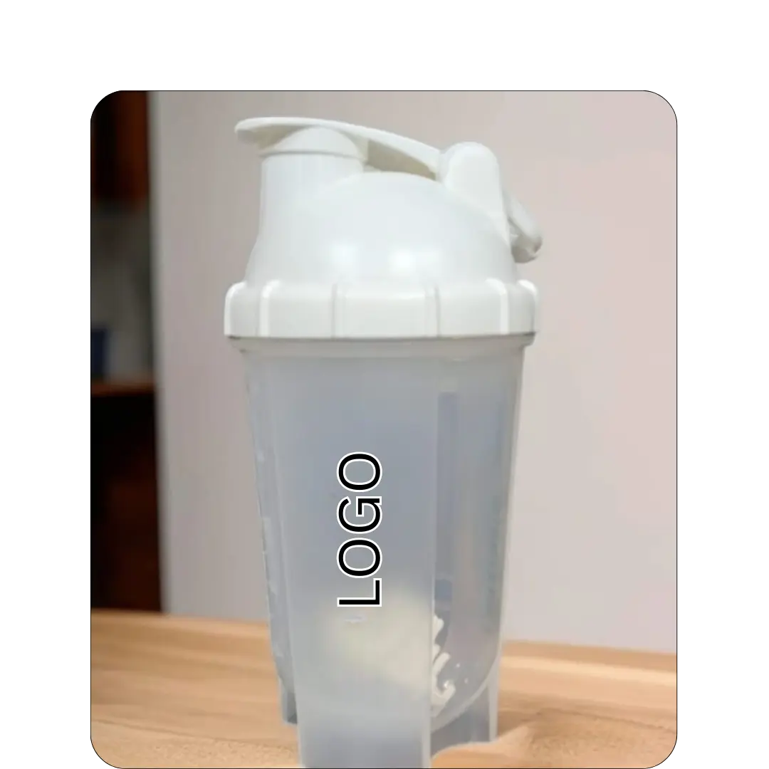 600 I - 600ml Gym Protein Shaker Bottle
