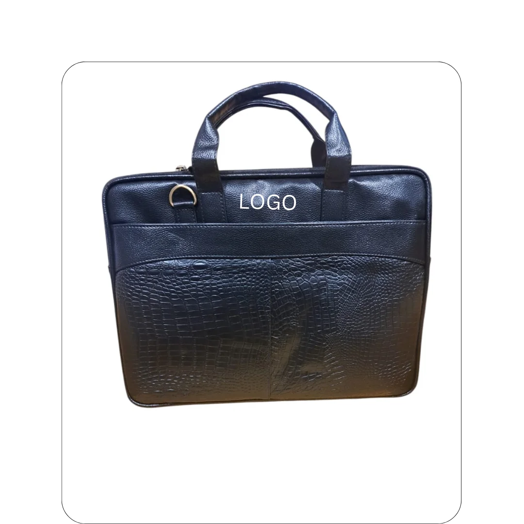 Laptop Bag PU/Rexine Crocodile Texture