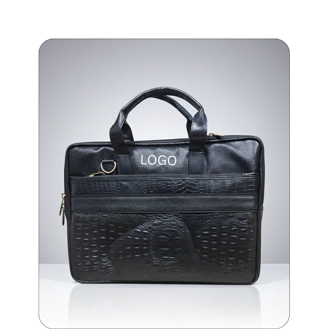 Laptop Bag PU/Rexine Crocodile Texture