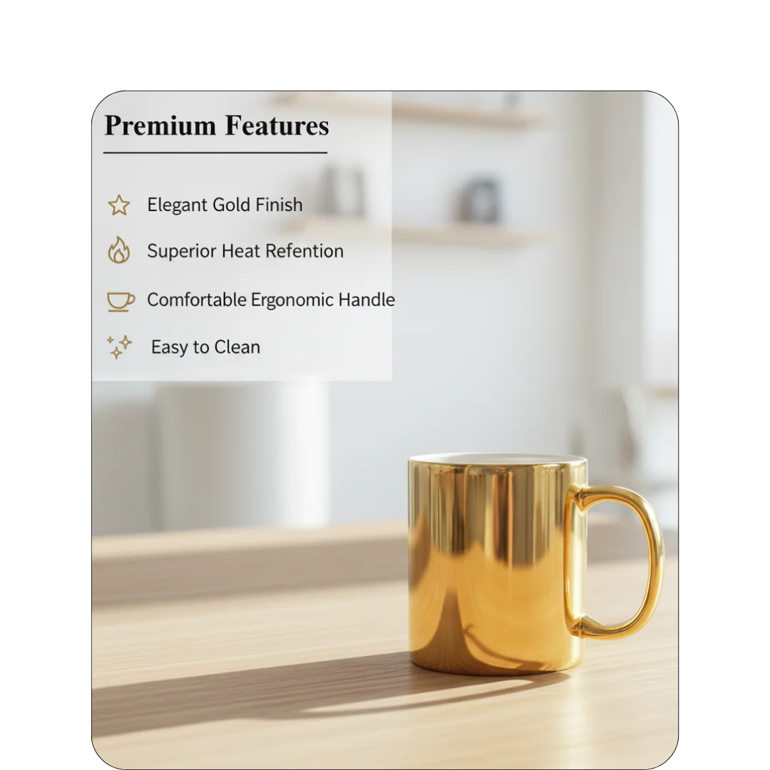 Golden Mirror Cup 3 Golden Mirror Cup - Image 3