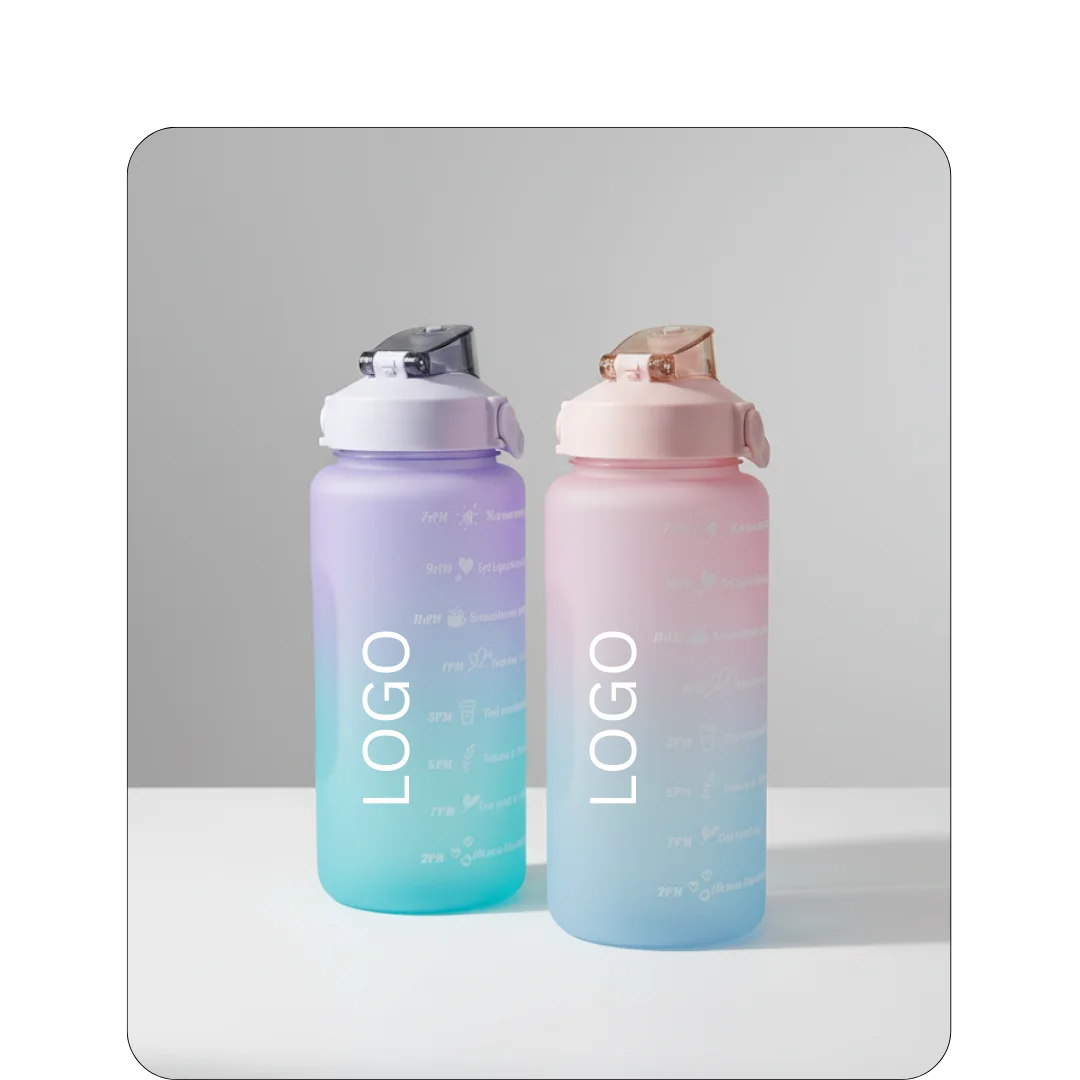 2 L Tritan Sipper Bottle [Pack of 1] Multicolor