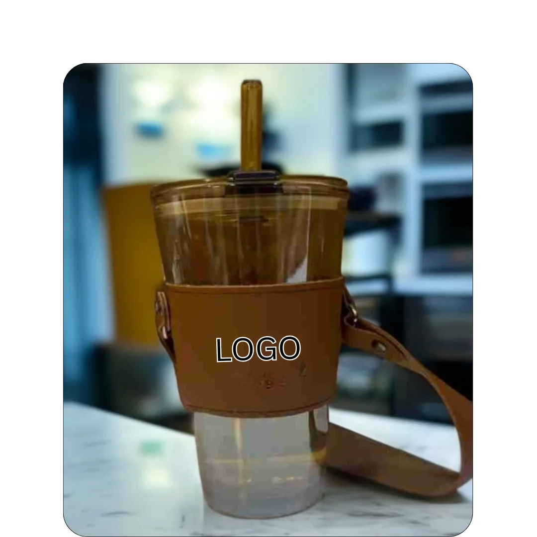 Brown Bucket Mug [Tumbler with Lid]