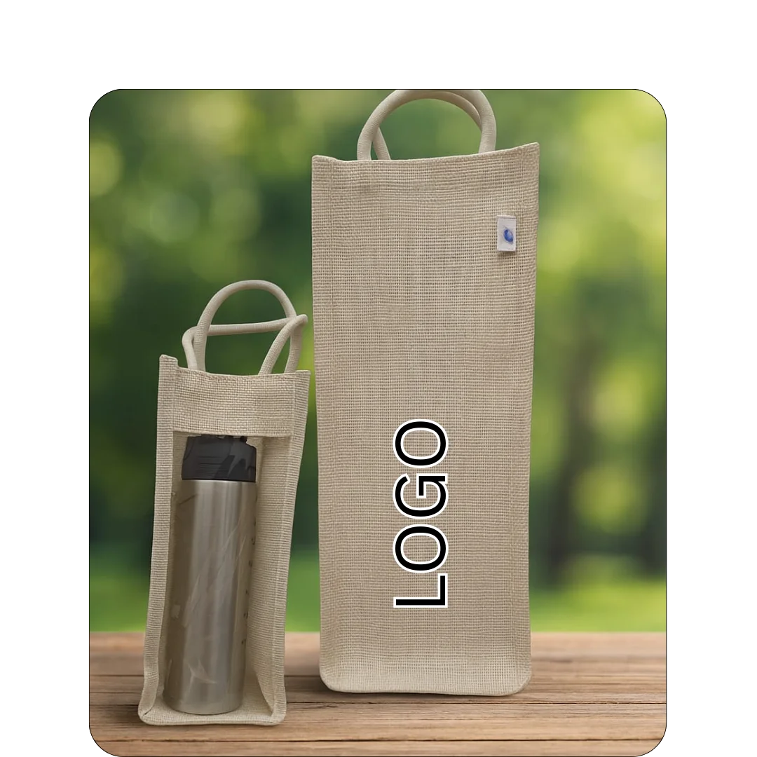 Jute Bottle Carry Bag