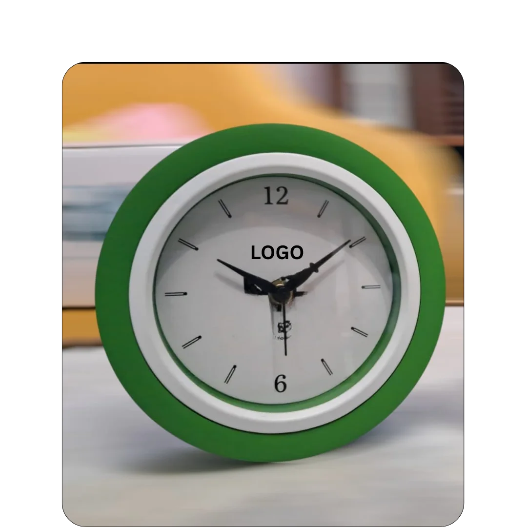 Watch 15 Table Clock (Green White)