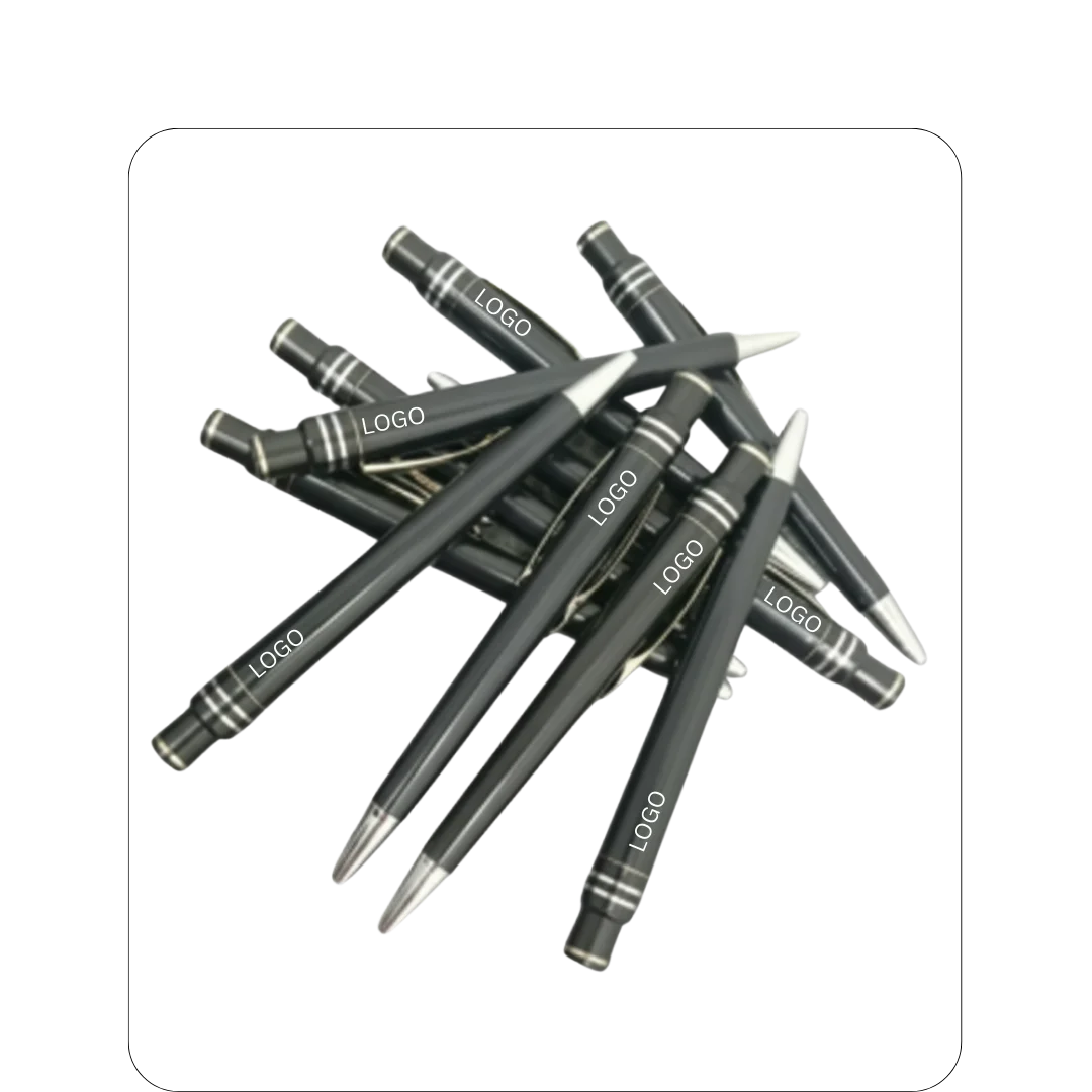 Pen 6 Black Tik Tac Pen (Pack of 10)