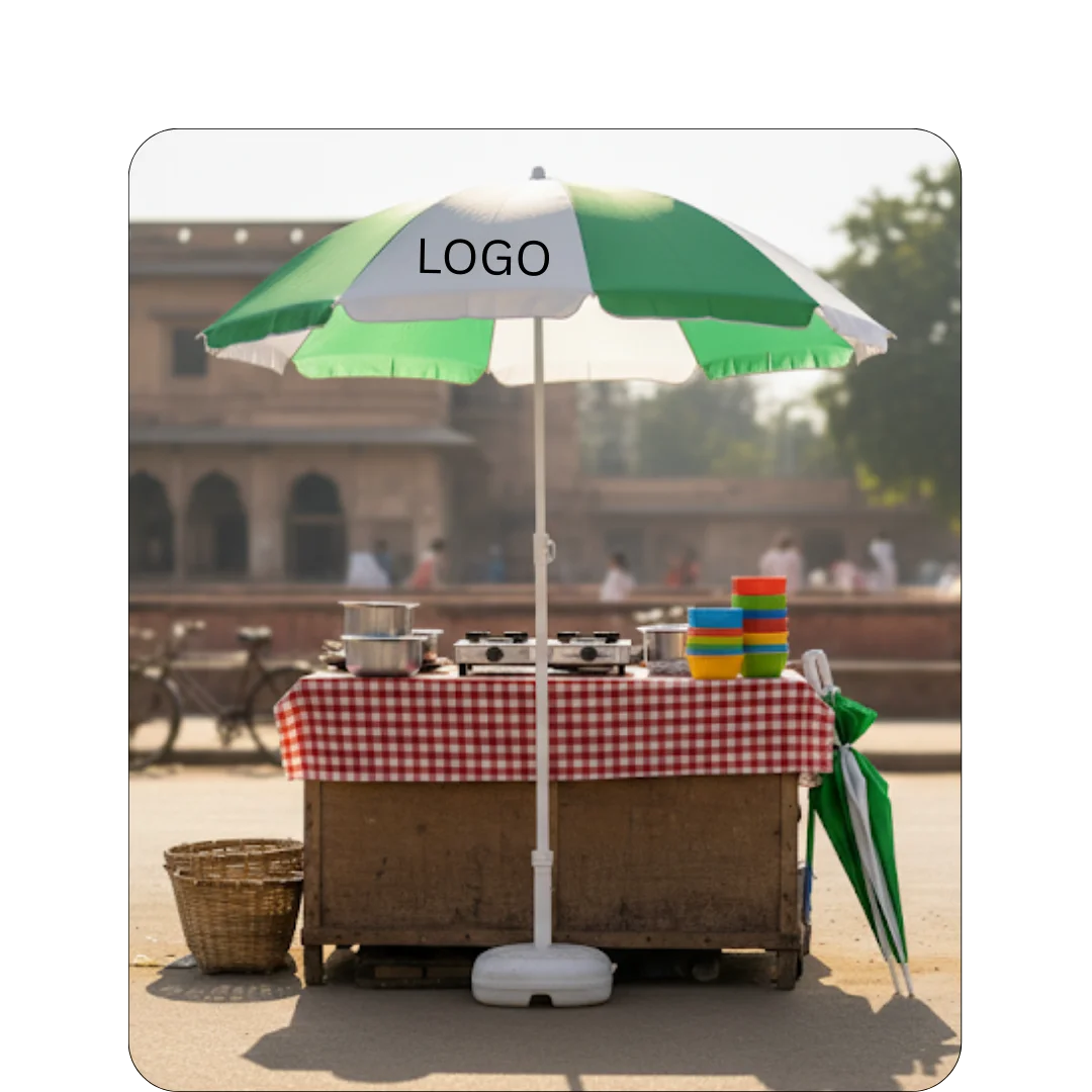 Umbrellas With Customized Logo (Green)