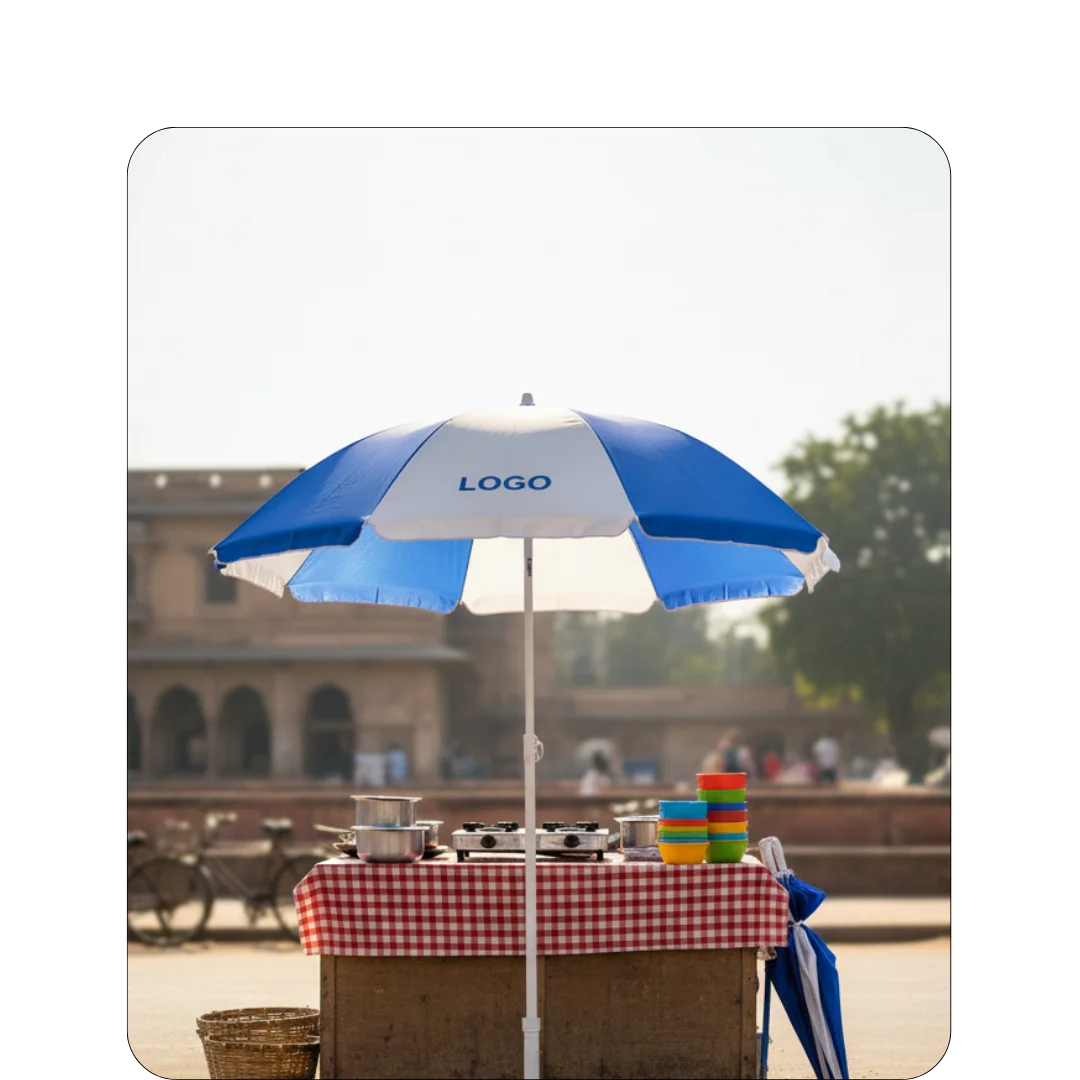 Umbrellas With Customized Logo (Blue)