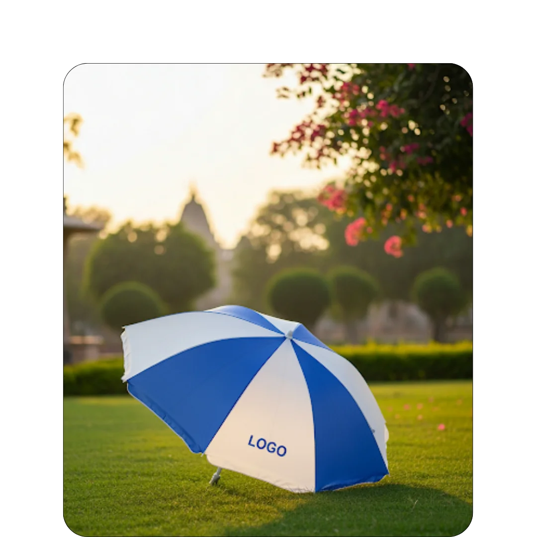 Umbrellas With Customized Logo (Blue)