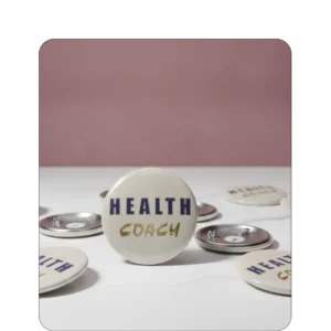Health Coach Badge (Grey) [Pack of 5]