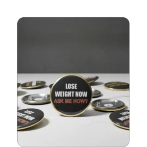 Lose Weight Now Badge [Pack of 5]