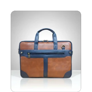 Laptop bag Dual Tone Rexine - Expandable