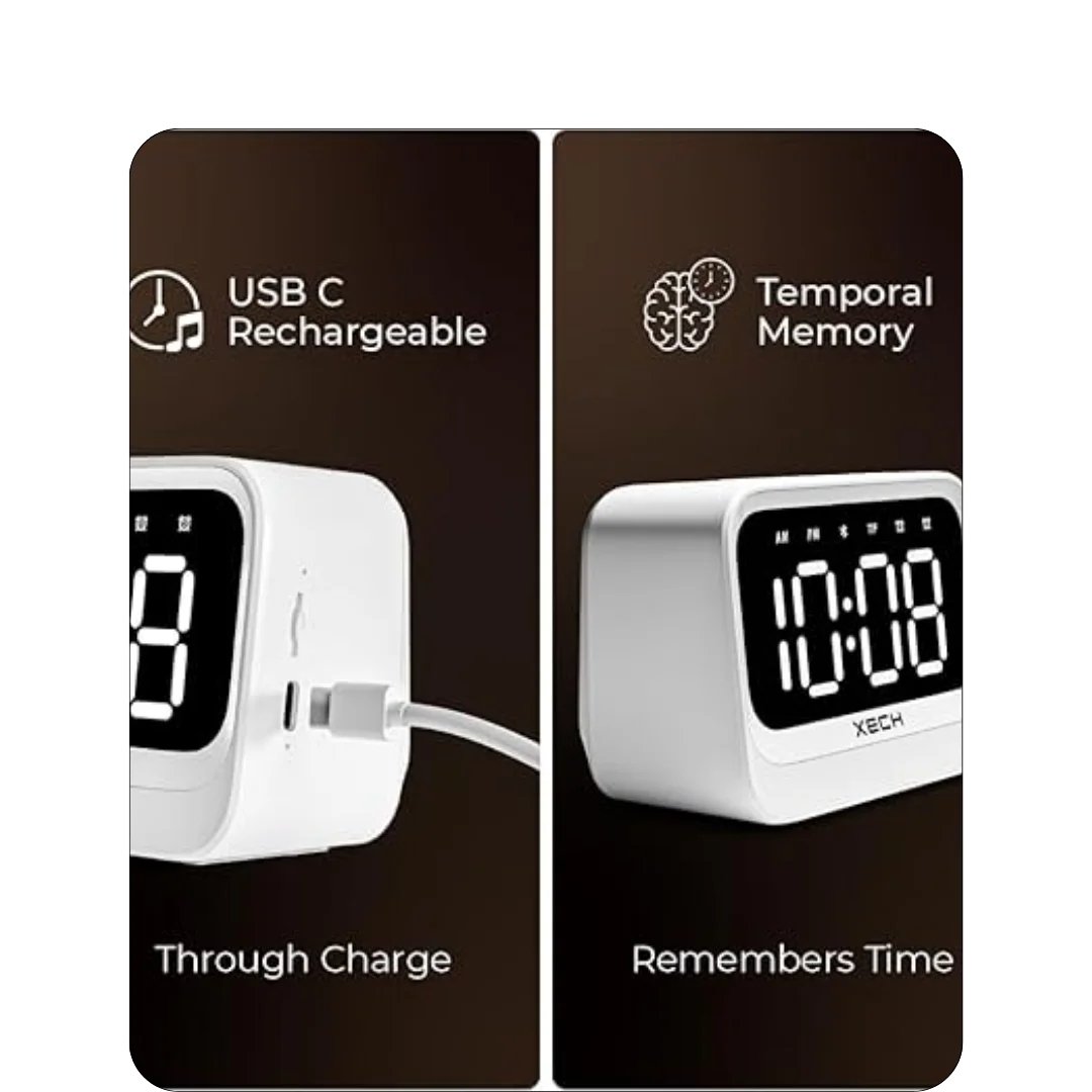 Xech Eon Digital Alarm Clock for Heavy Sleepers 4 Xech Eon Digital Alarm Clock for Heavy Sleepers - Image 4