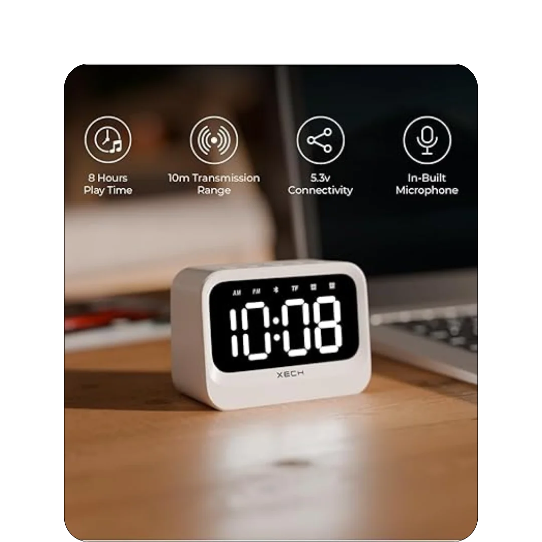 Watch 12 Xech Eon Digital Alarm Clock for Heavy Sleepers