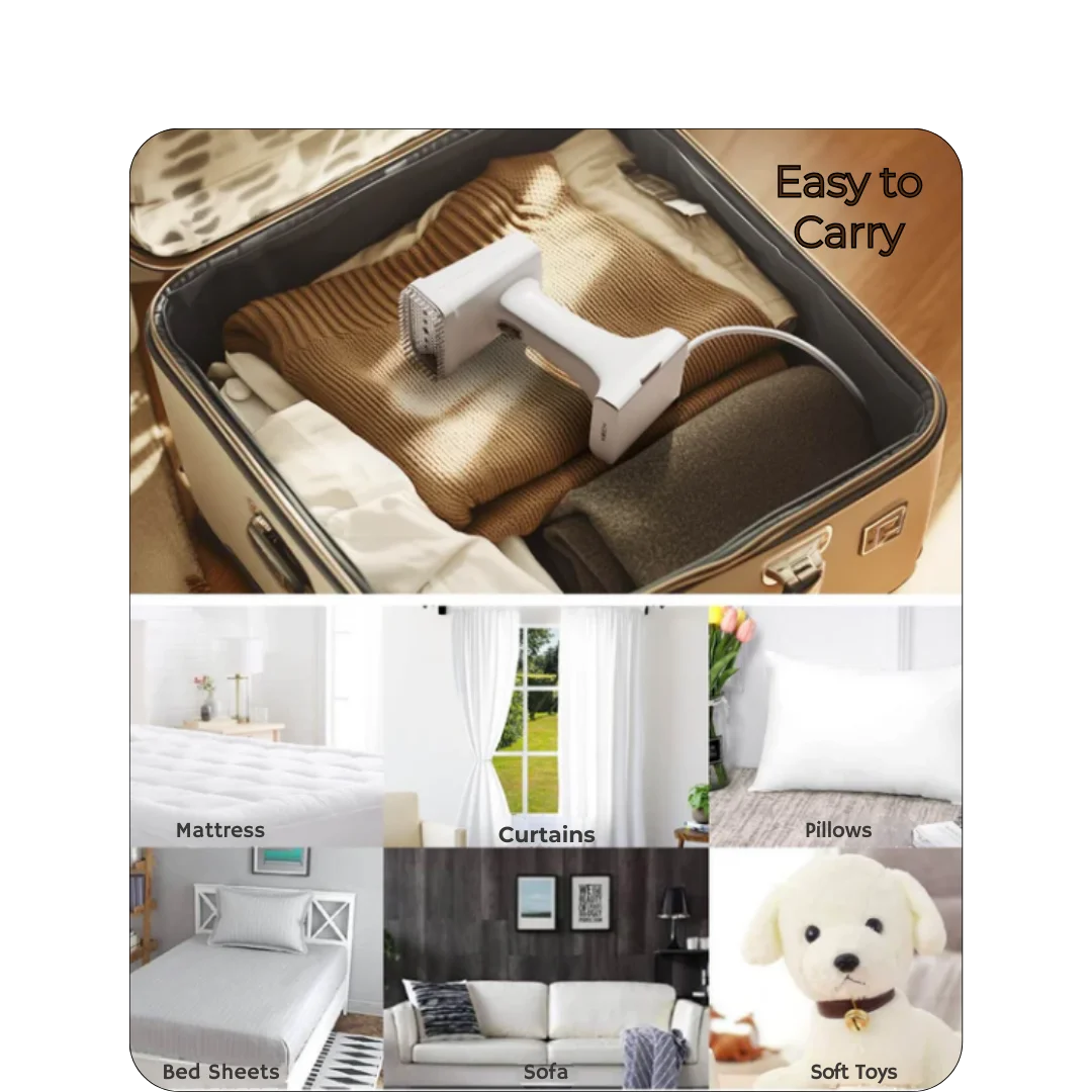 Xech Brand Store 14 XECH Steamgun Pro: 1200W Handheld Garment Steamer