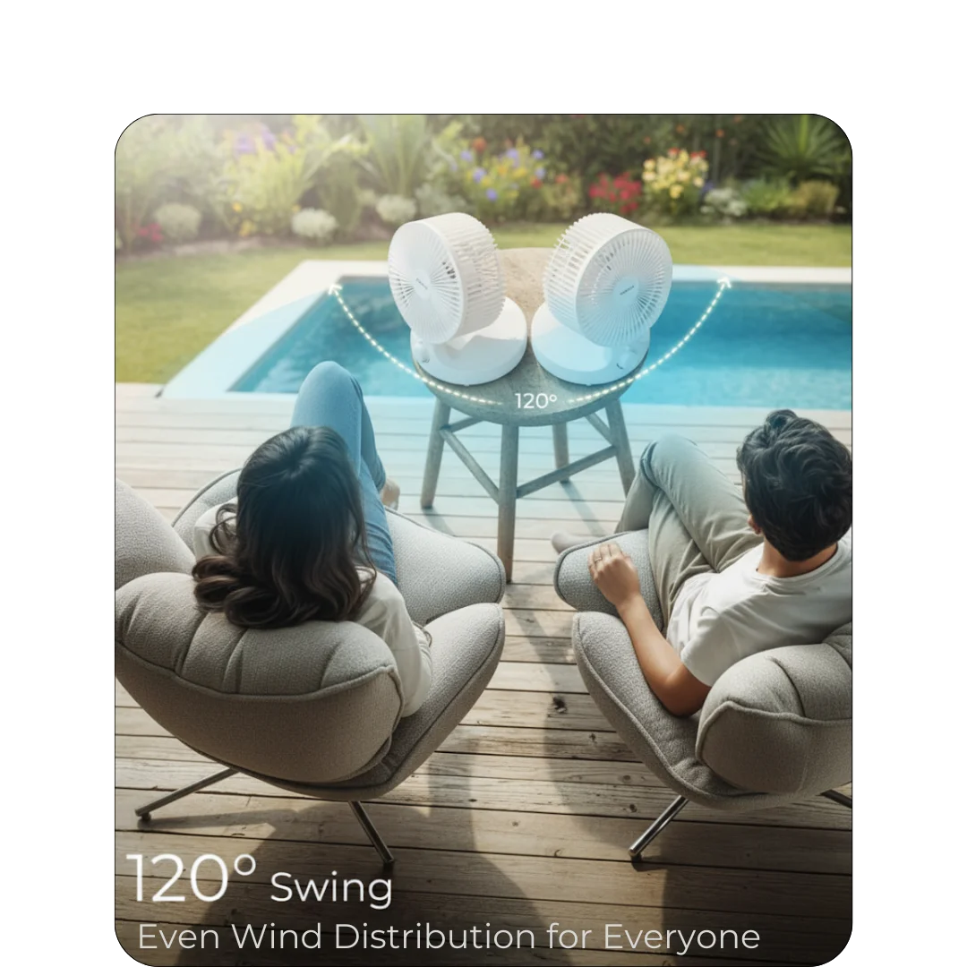 Xech Brand Store 36 Xech Mini Desk/Table Fan