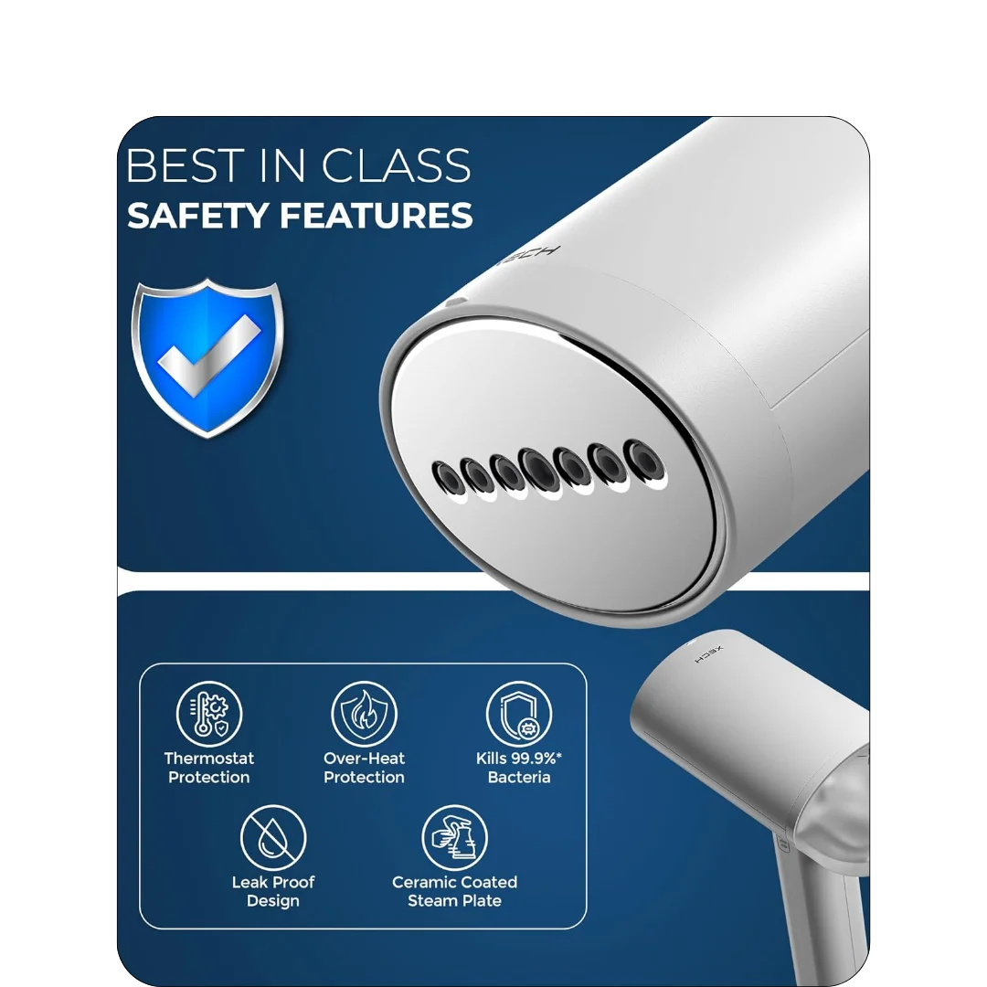 Xech Brand Store 40 XECH Handheld Fabric Steamer