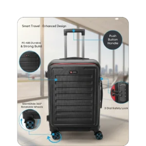 Suitcase With Laptop Security Space