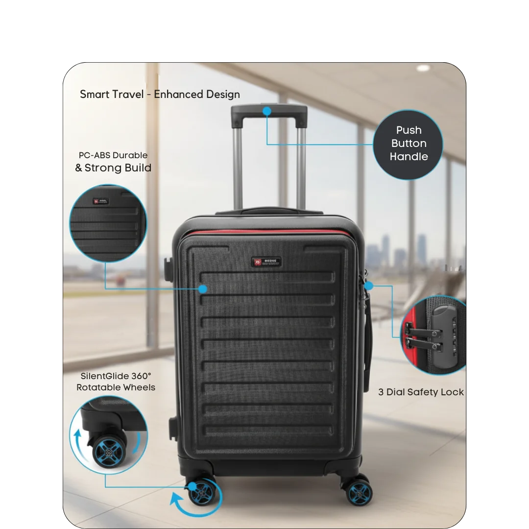 Suitcase With Laptop Security Space