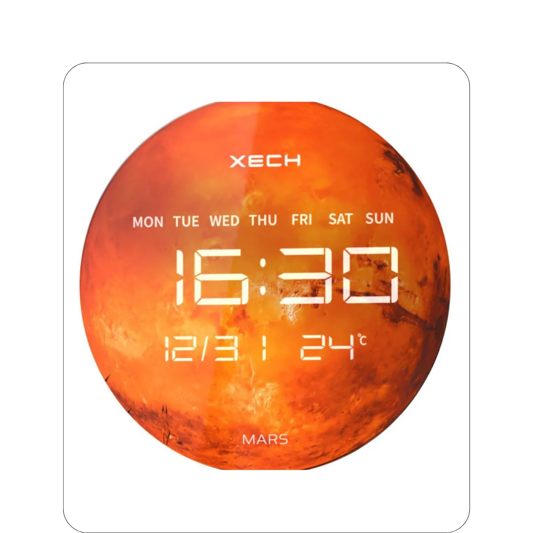 Watch 6 Xech Digital Wall Clock for Home