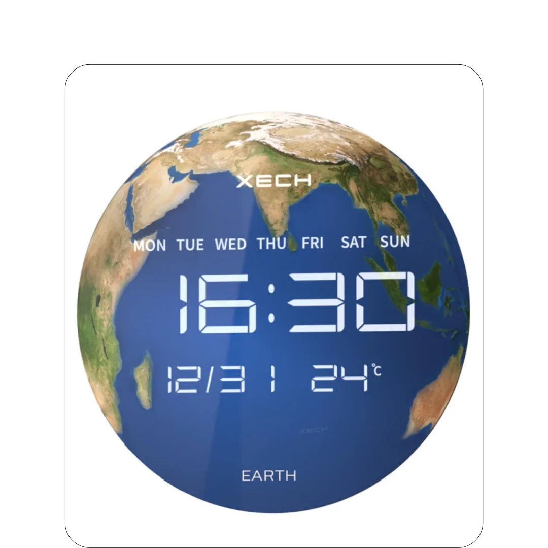 Watch 5 Xech Digital Wall Clock for Home
