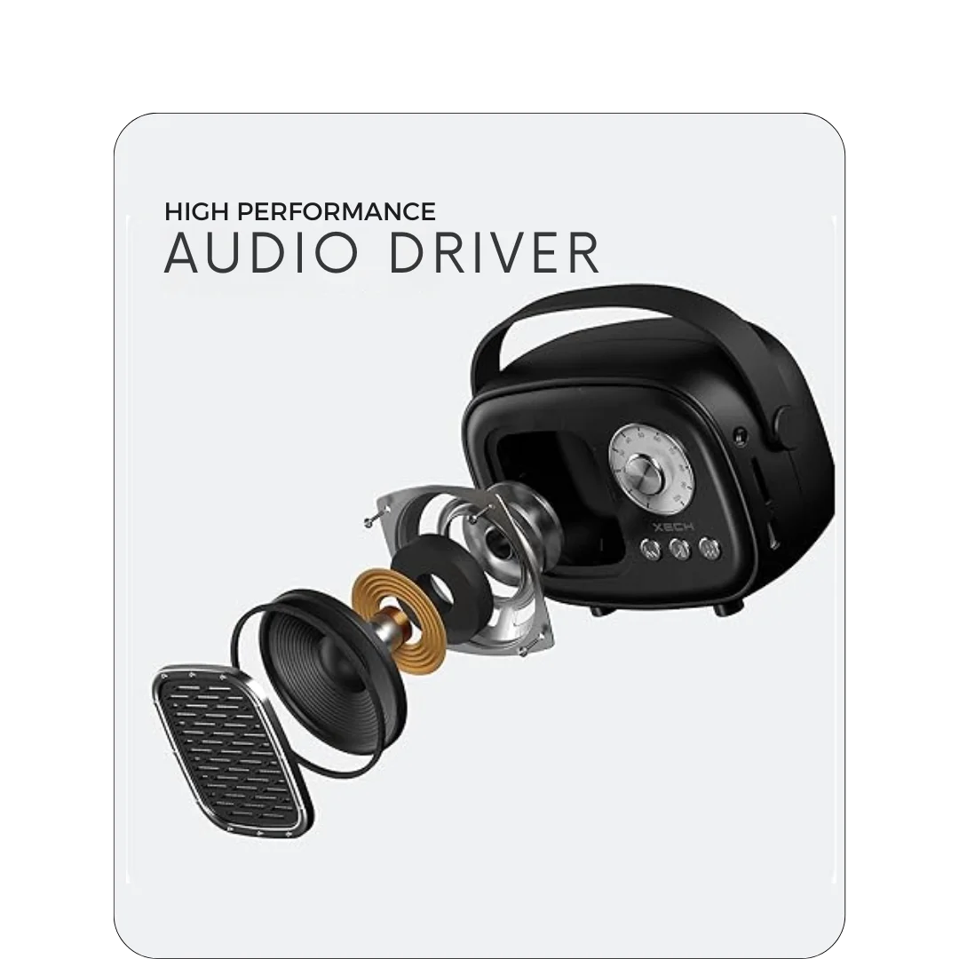 XECH Karaoke Speaker with Wireless Mic 5 XECH Karaoke Speaker with Wireless Mic - Image 5