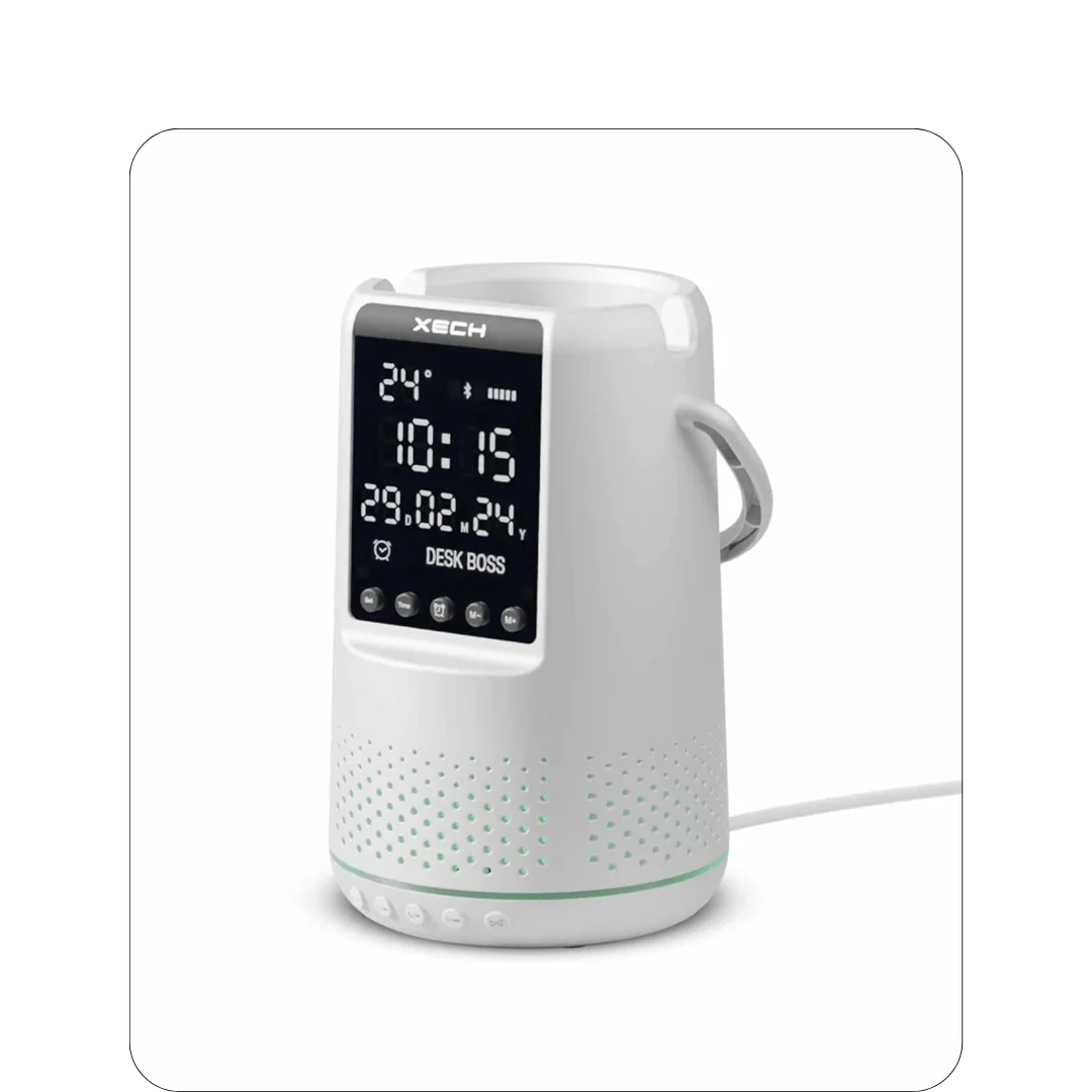 Watch 7 XECH Digital Alarm Clock with Speaker inBuilt